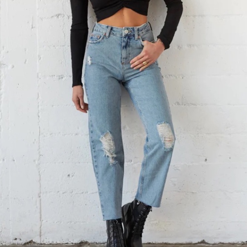 Urban Outfitters BDG Pax High Rise Straight Leg Jean